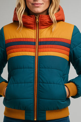 Liora | Vintage-Inspired Winter Bomber Jacket