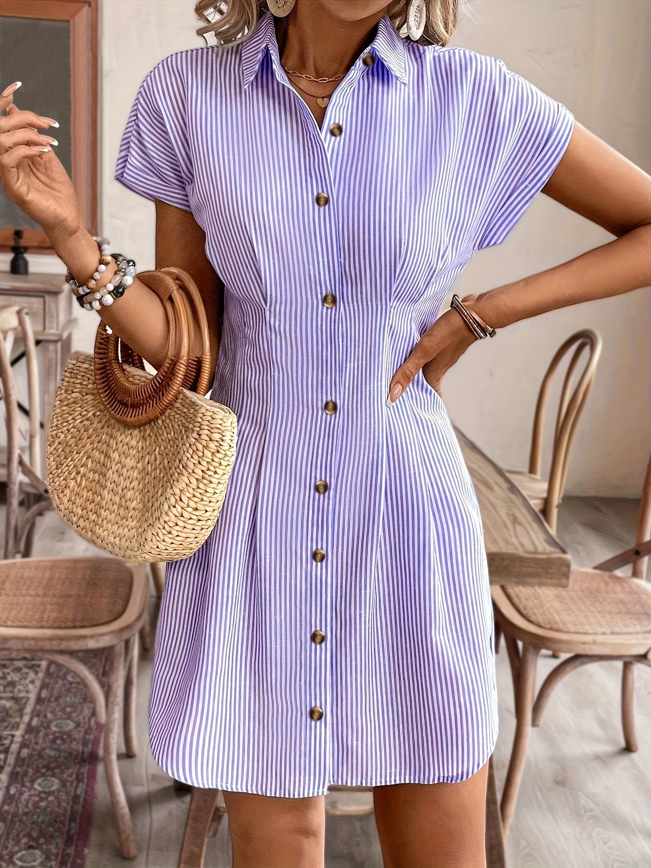 Faustine | Easygoing Striped Dress