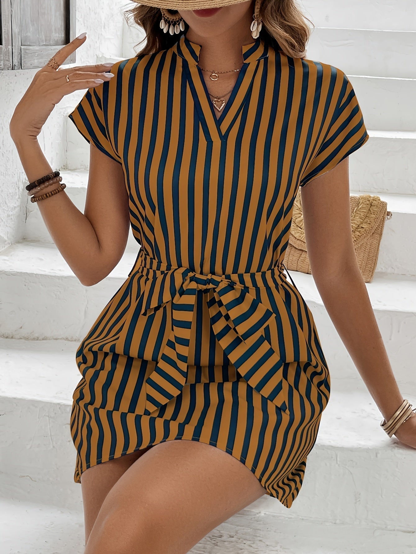 Madelon | Casual Striped Dress