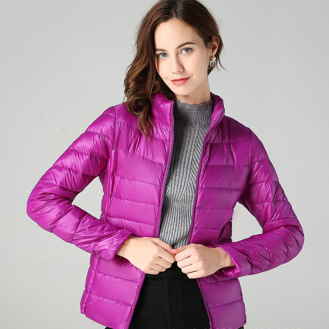 Amaris | Featherlight Jacket Insulated with White Duck Down