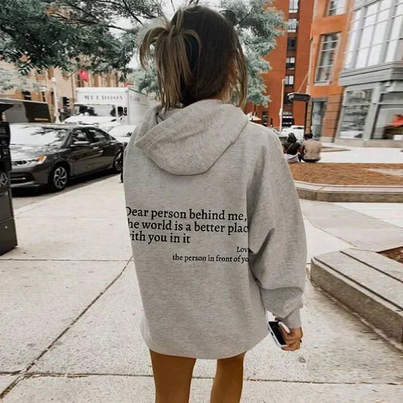 Dear Person Behind Me | Oversized Hoodie