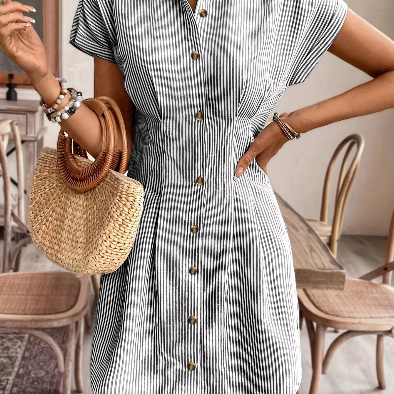 Faustine | Easygoing Striped Dress