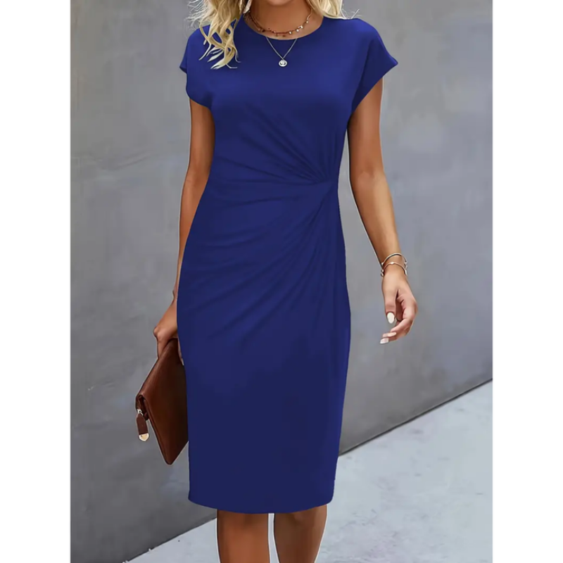 Corinne | Short-sleeved elegant dress