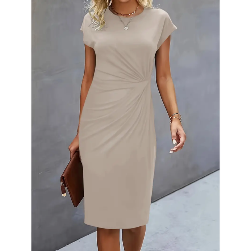 Corinne | Short-sleeved elegant dress
