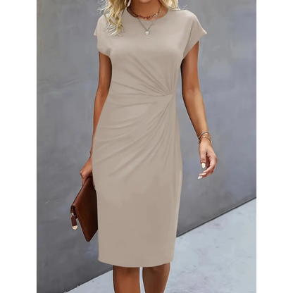 Corinne | Short-sleeved elegant dress