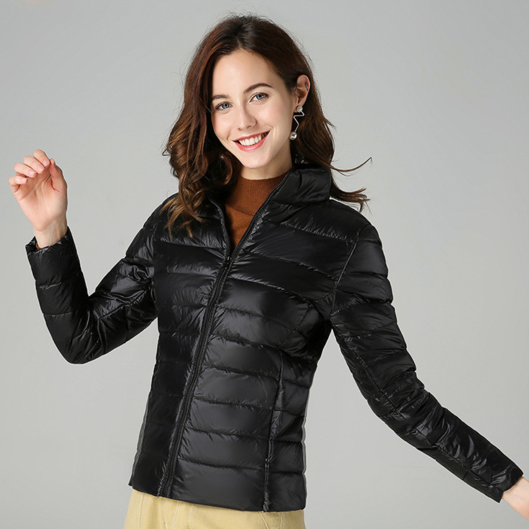 Amaris | Featherlight Jacket Insulated with White Duck Down