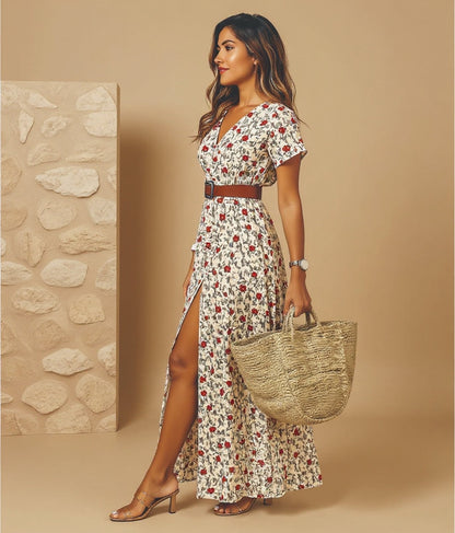Frances | Boho maxi dress with flowing design