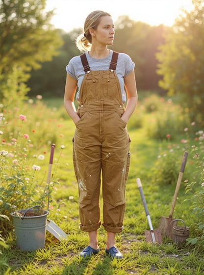 Alina | Stylish canvas overall