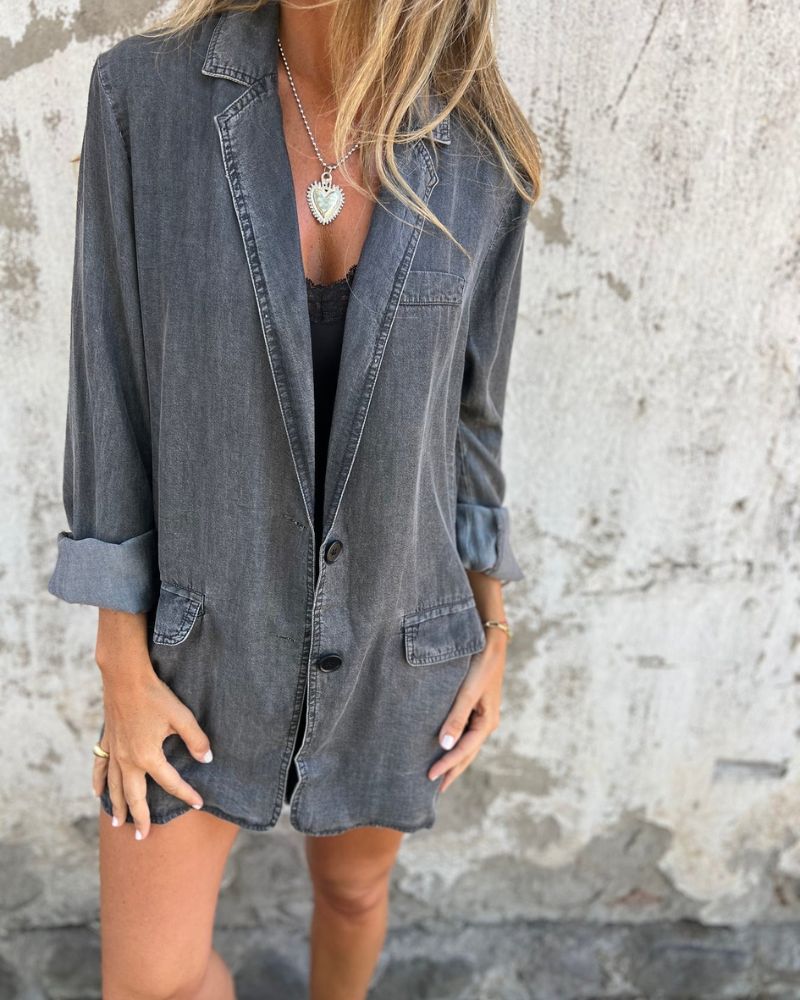 Flurina | Easygoing Denim Blazer