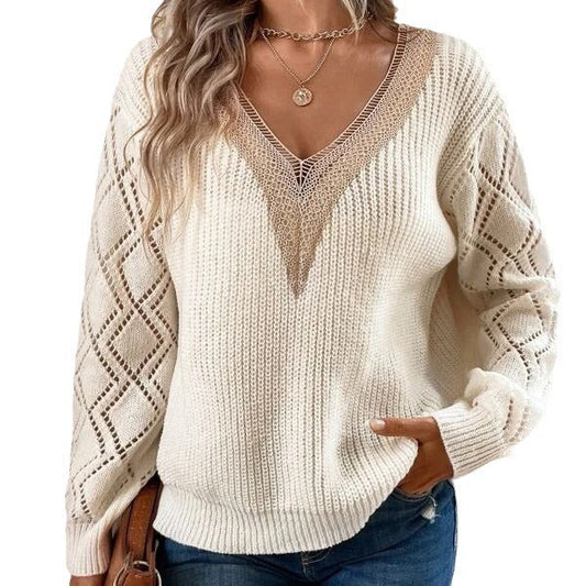 Lise | V-Neck Knitted Sweater