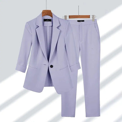 Cherry | Coordinated Formal Suit Jacket and Trouser Set