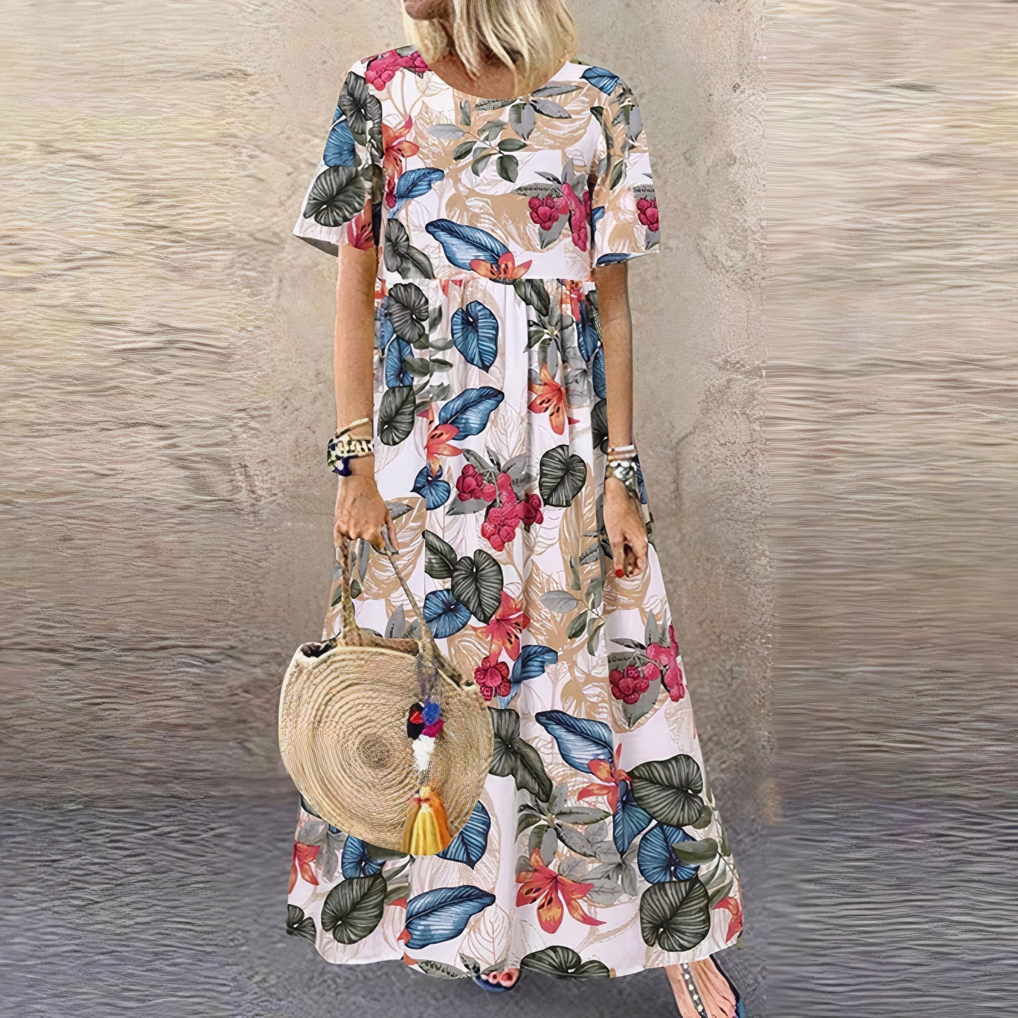 Estelle™ Tropical Elegant Dress