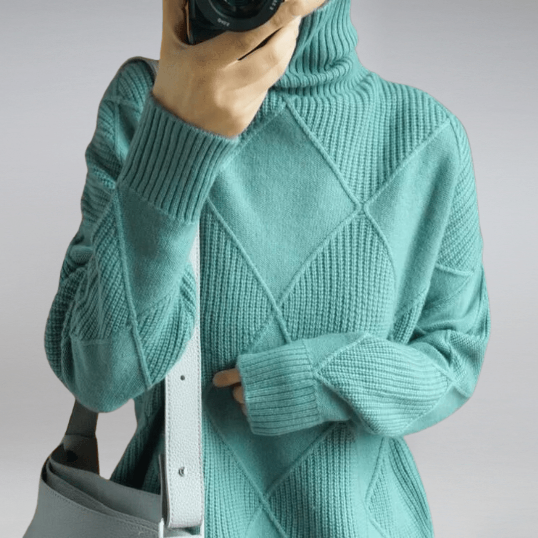Alice | Plush Turtleneck Knit Jumper