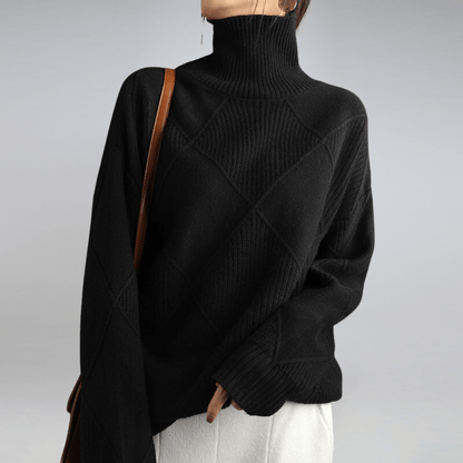 Alice | Plush Turtleneck Knit Jumper