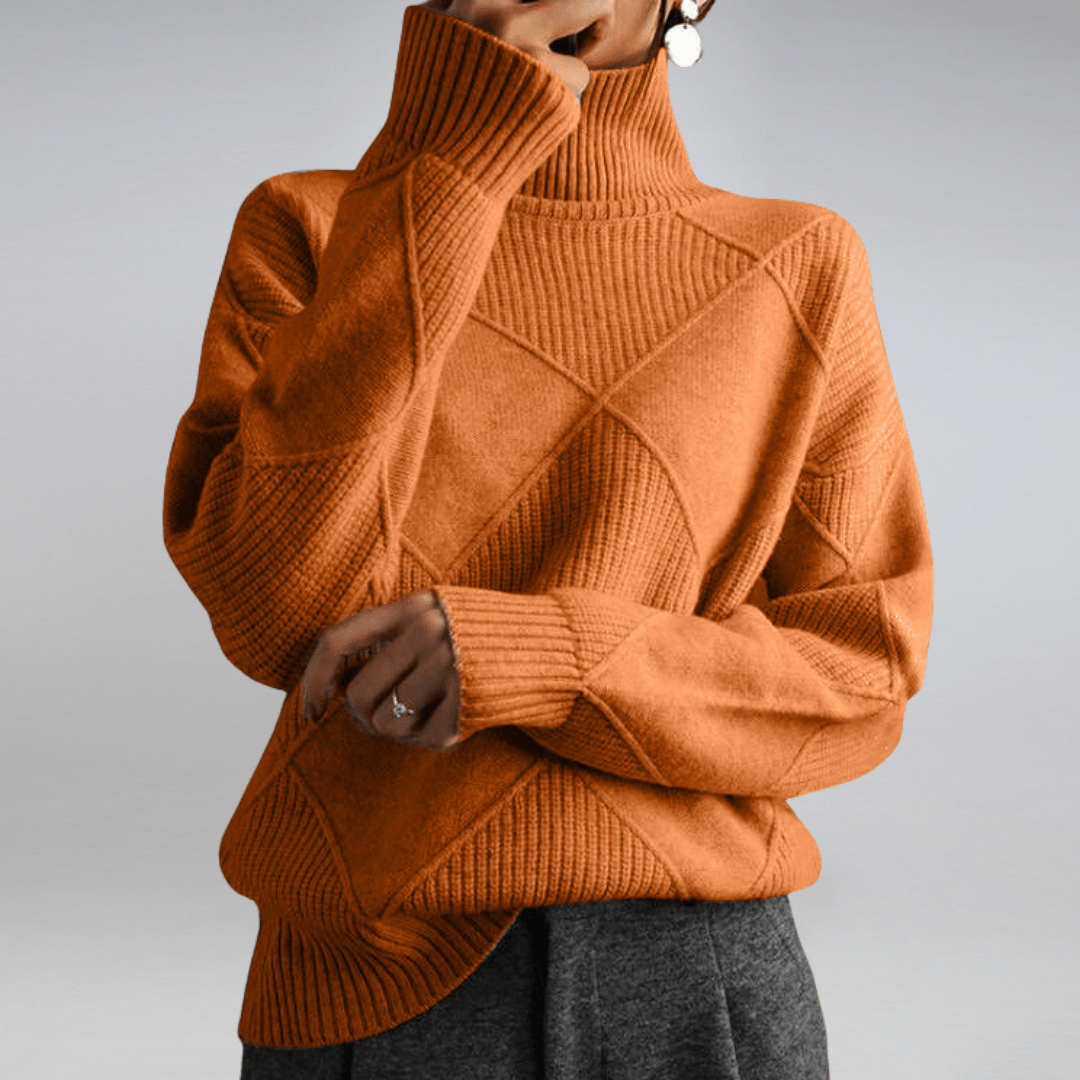 Alice | Plush Turtleneck Knit Jumper