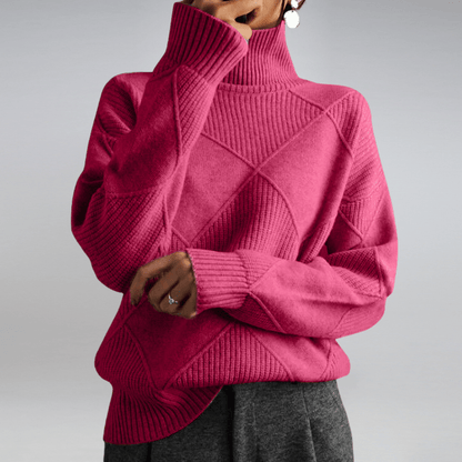 Alice | Plush Turtleneck Knit Jumper