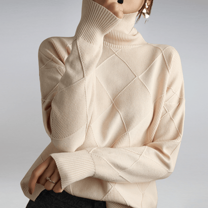 Alice | Plush Turtleneck Knit Jumper