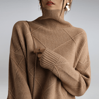 Alice | Plush Turtleneck Knit Jumper