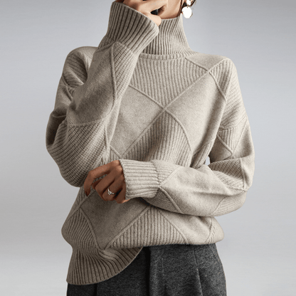 Alice | Plush Turtleneck Knit Jumper