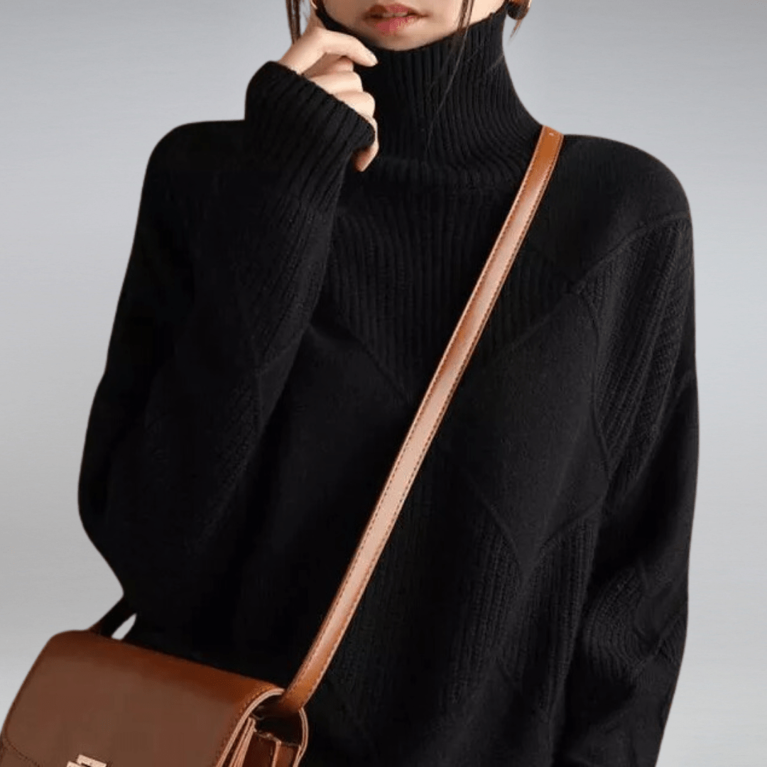 Alice | Plush Turtleneck Knit Jumper