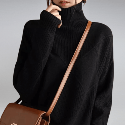 Alice | Plush Turtleneck Knit Jumper