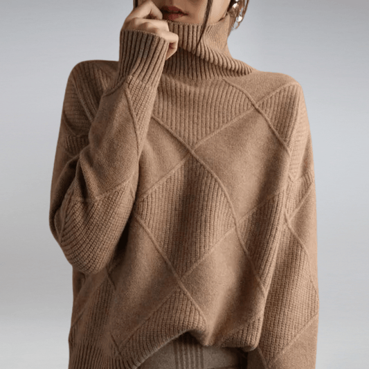 Alice | Plush Turtleneck Knit Jumper