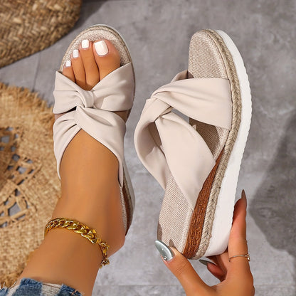 Enora | Trendy Wedge Sandals