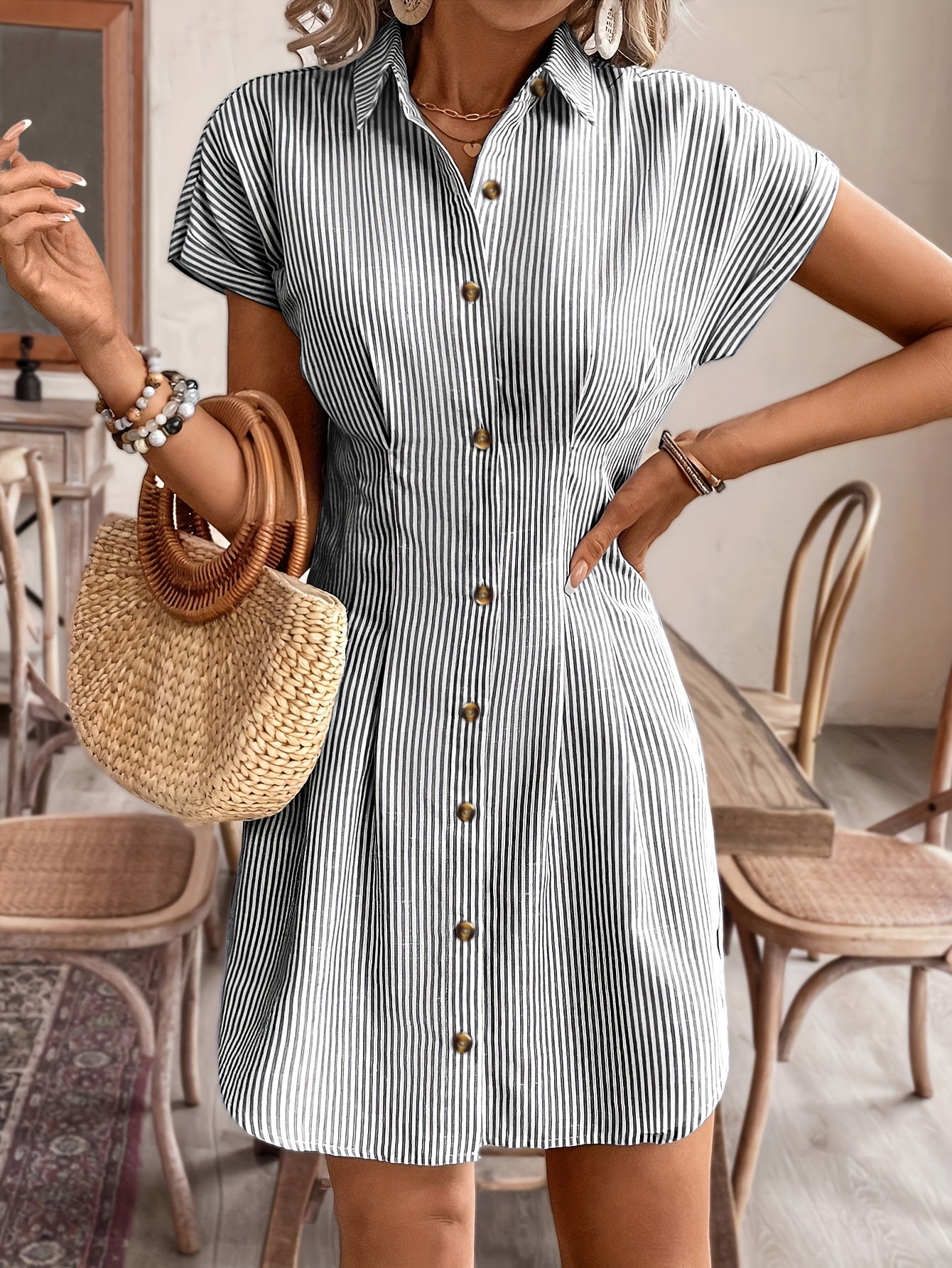 Faustine | Easygoing Striped Dress