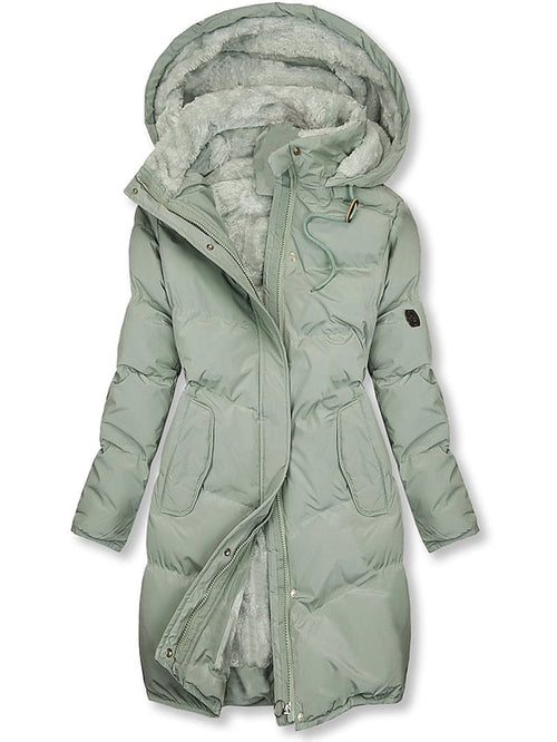 Magrite | Long-Length Hooded Puffer Jacket
